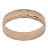 9ct Yellow Gold Patterned Edges Wedding Band 5mm