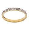 22ct Yellow Gold Cubic Zirconia Half Eternity Ring