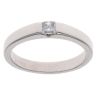 18ct White Gold 0.15ct Princess Cut Solitaire Ring