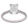 9ct White Gold 1.45ct Emerald Cut Lab Grown Diamond Solitaire Ring