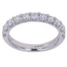 9ct White Gold 1.00ct Brilliant Cut Lab Grown Diamond Half Eternity Ring