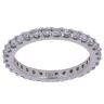 18ct White Gold 1.00ct Brilliant Cut Lab Grown Full Eternity Ring
