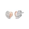 Angel Whisperer Heart Wing Ear Studs
