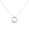18ct Yellow Gold 0.25ct Brilliant Cut Diamond Spiral Pendant and Chain 18"