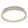 9ct Yellow Gold 0.25ct Brilliant Cut Diamond Eternity Ring