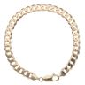 9ct Yellow Gold Curb Bracelet 8.5"