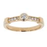 9ct Yellow Gold Diamond Band Ring by Anya Belle