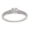 9ct White Gold 0.25ct Brilliant Cut Diamond Solitaire Ring
