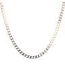 9ct Yellow Gold Square Curb Chain 24"