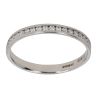 Platinum 0.26ct Brilliant Cut Diamond Half Eternity Ring