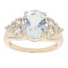 9ct Yellow Gold Aquamarine Ring