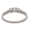 Platinum 0.35ct Brilliant Cut Diamond Trilogy Ring