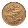 1908 Edward VII Large Head UK Half Sovereign Coin