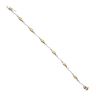 9ct Yellow and White Gold Fancy Bracelet 7"