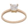 14ct Yellow Gold 1.05ct Princess Cut Diamond Solitaire Ring