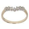 9ct Yellow Gold 0.25ct Brilliant Cut Diamond Wishbone Ring