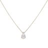 9ct Yellow Gold 1.00ct Pear Cut Lab Grown Diamond Solitaire Pendant and Chain 18"