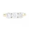 18ct Yellow Gold 1.71ct Diamond Trilogy Ring