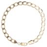 9ct Yellow Gold Curb Bracelet 9"