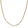 18ct Yellow and White Gold 0.90ct Brilliant Cut Diamond Necklace 20"