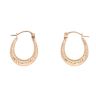 9ct Yellow Gold Creole Earrings