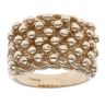 9ct Yellow Gold Six Row Keeper Ring