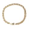 9ct Yellow Gold Byzantine Bracelet 7.5"