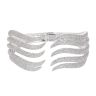 14ct White Gold 5.00ct Brilliant Cut Diamond Bangle