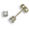 9ct Yellow Gold 0.30ct Diamond Stud Earrings