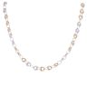 9ct Yellow And White Gold Fancy Chain 18"