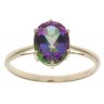 9ct Yellow Gold Mystic Topaz Single Stone Ring