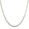14ct Yellow Gold Oval Belcher Chain 22"