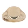 9ct Yellow Gold Plain Square Signet Ring