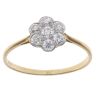 18ct Yellow Gold 0.50ct Brilliant Cut Diamond Cluster Ring