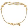 22ct Yellow Gold Fancy Triple Strand Bracelet 7"