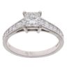 Platinum 1.20ct Princess Cut Diamond Solitaire Ring