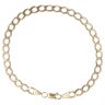 9ct Yellow Gold Curb Bracelet 9"