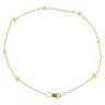 22ct Yellow Gold Diamond Cut Junction Bracelet 7"