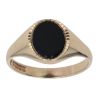 9ct Yellow Gold Onyx Signet Ring