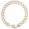 9ct Yellow Gold Curb Bracelet 8.5"
