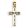 18ct Yellow Gold 0.18ct Diamond Cross