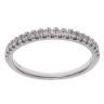 18ct White Gold 0.25ct Brilliant Cut Diamond Half Eternity Ring