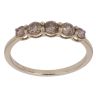 9ct Yellow Gold 0.50ct Round Brilliant Cut Tinted Diamond Five Stone Ring