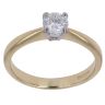 18ct Yellow Gold 0.40ct Round Brilliant Cut Diamond Solitaire Ring