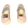 18ct Yellow And Rose Gold 0.35ct Brilliant Cut Diamond Earrings