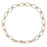 9ct Yellow Gold Oval Links Fancy Bracelet 8.5"