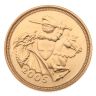 2005 Elizabeth II Fourth Portrait UK Half Sovereign Coin