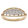 18ct Yellow And White Gold 0.15ct Brilliant Cut Diamond Five Stone Ring