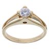9ct Yellow Gold Cubic Zirconia Single Stone Ring