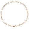 9ct Yellow Gold Curb Bracelet 9"